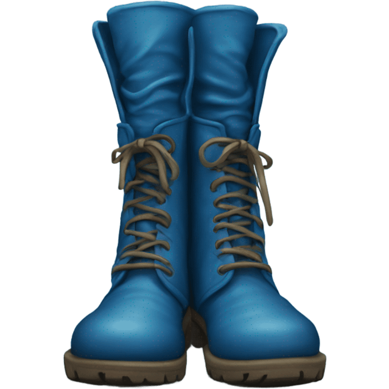 blue boots really cool emoji