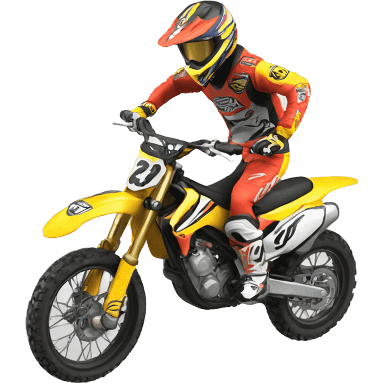 Motocross emoji