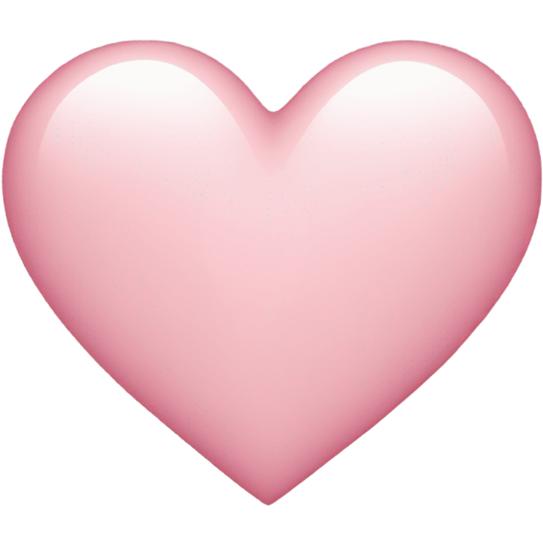 Light pink heart  emoji