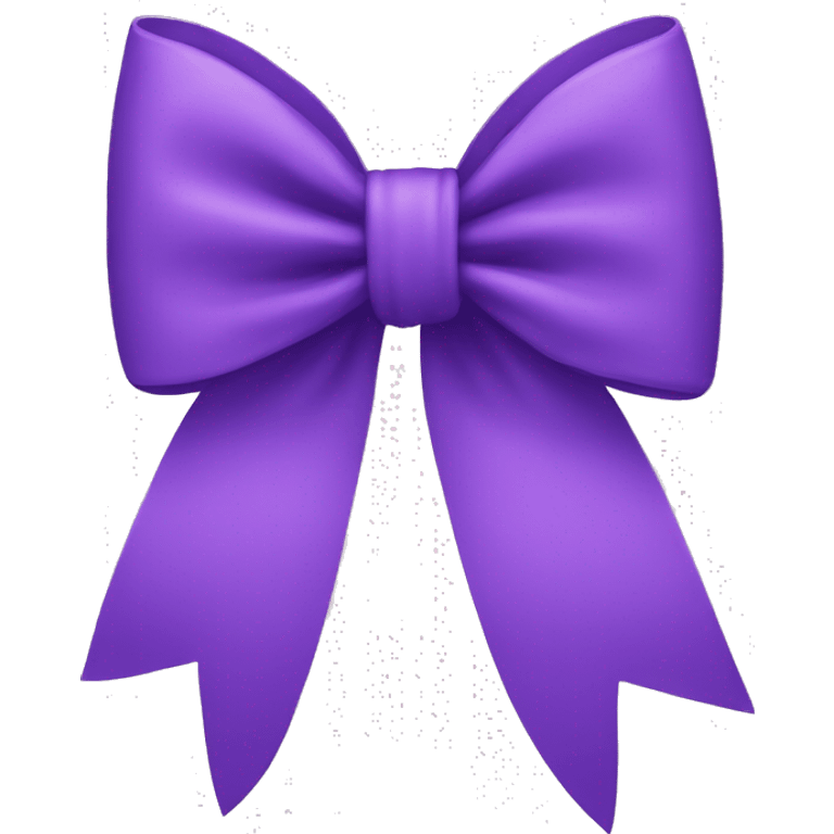 Purple bow emoji