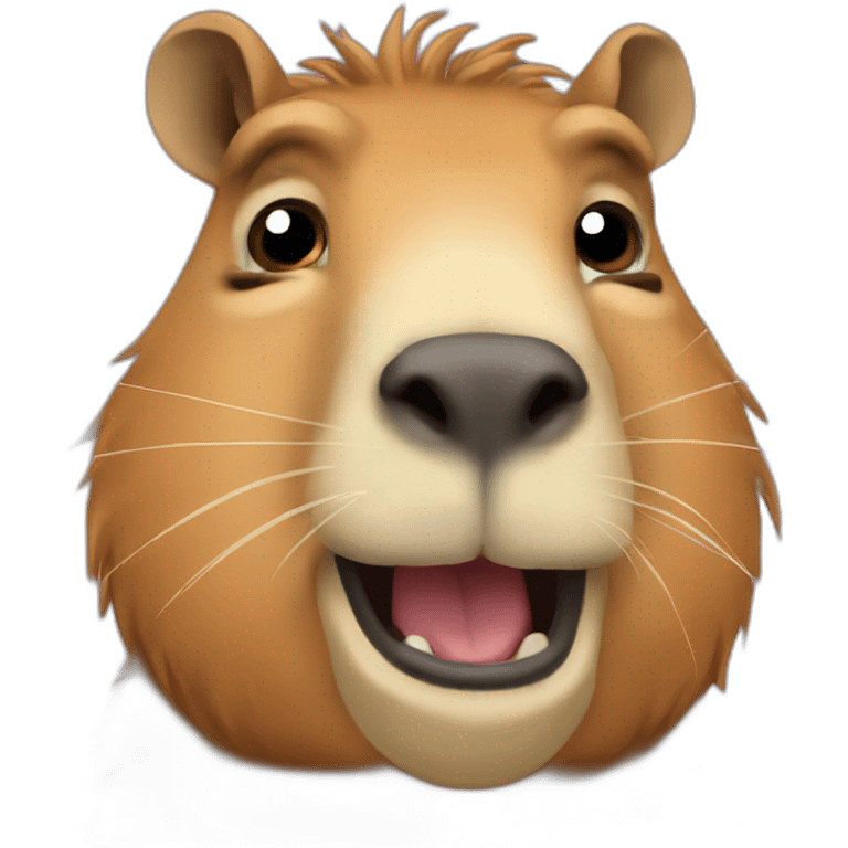 Cabybara sing emoji