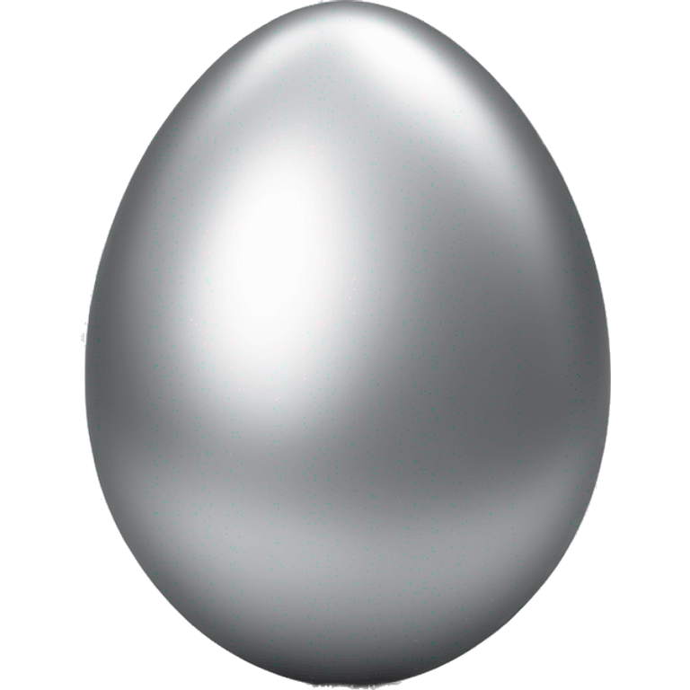 egg silver emoji