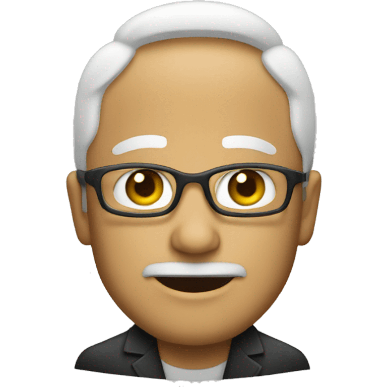 An official with a local  emoji