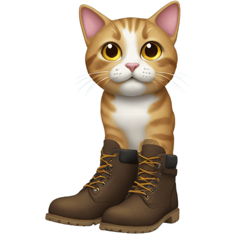 Cat in boots emoji