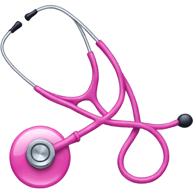 Pink Stethoscope  emoji