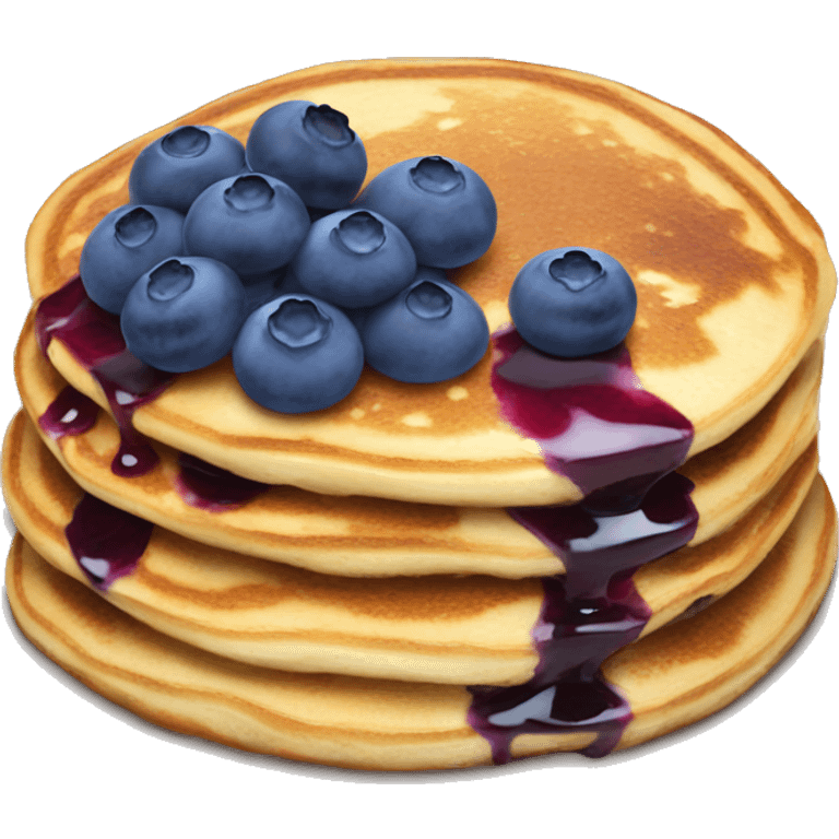 Blueberry pancakes  emoji