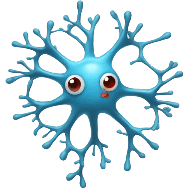 Neuron wearing a bow emoji