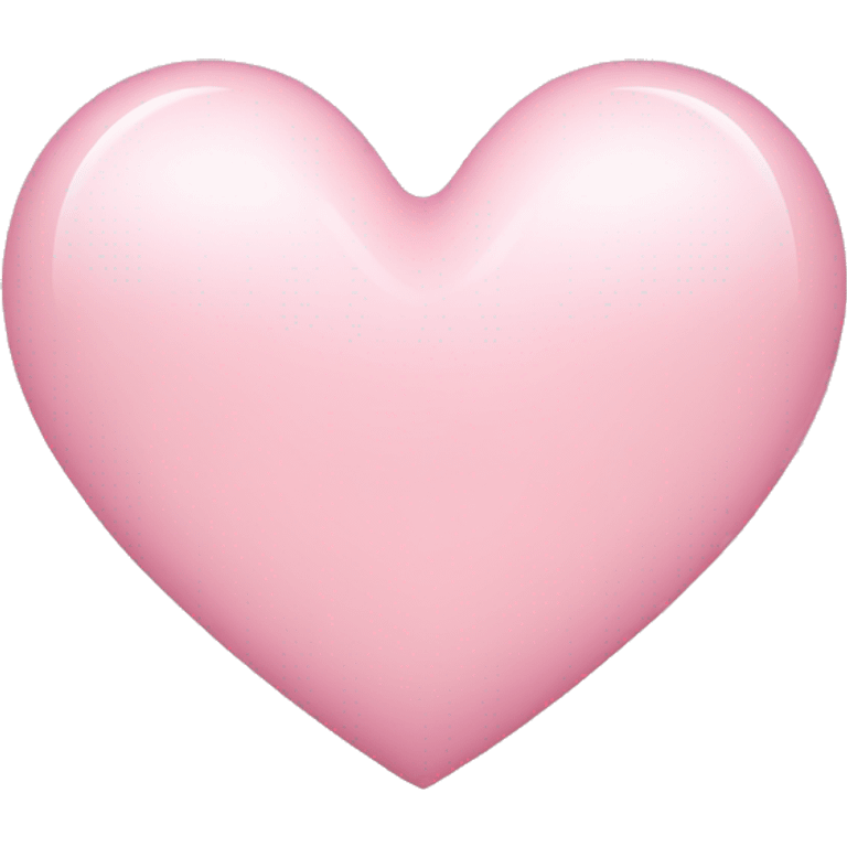 Light pink Heart emoji