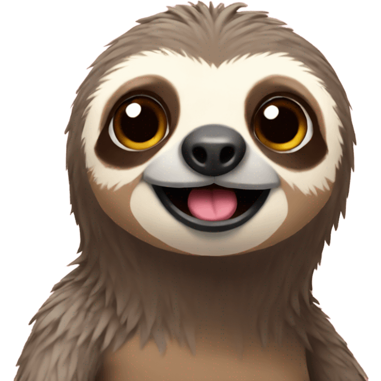 Party sloth emoji