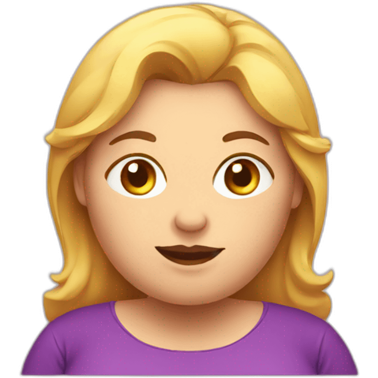 Women overweight  emoji