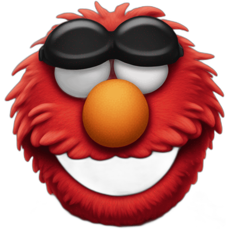 Elmo with a jawline  emoji