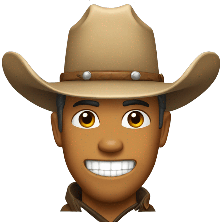 buck tooth cowboy  emoji