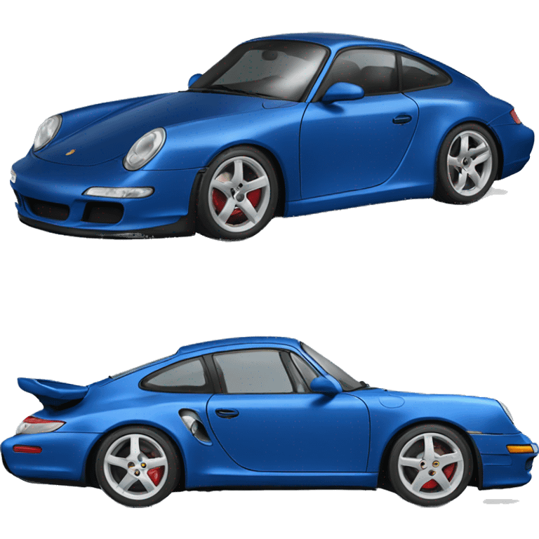 blue custom low porche emoji