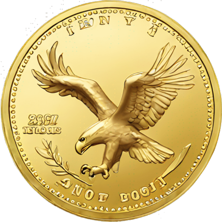 eagle gold coin emoji