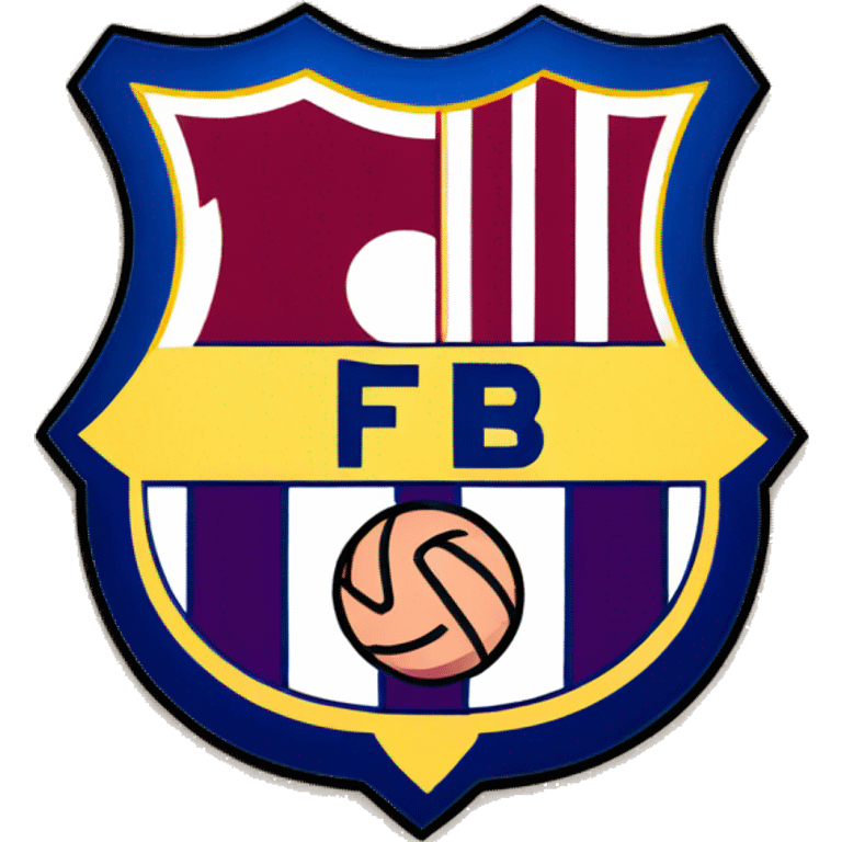 Fc Barcelona logo emoji