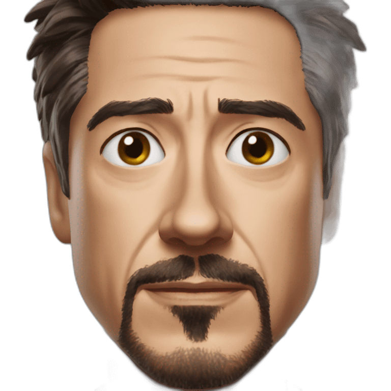 crazy tony stark emoji