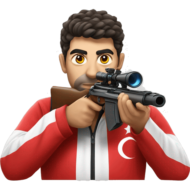 Turkish olympic shooter emoji