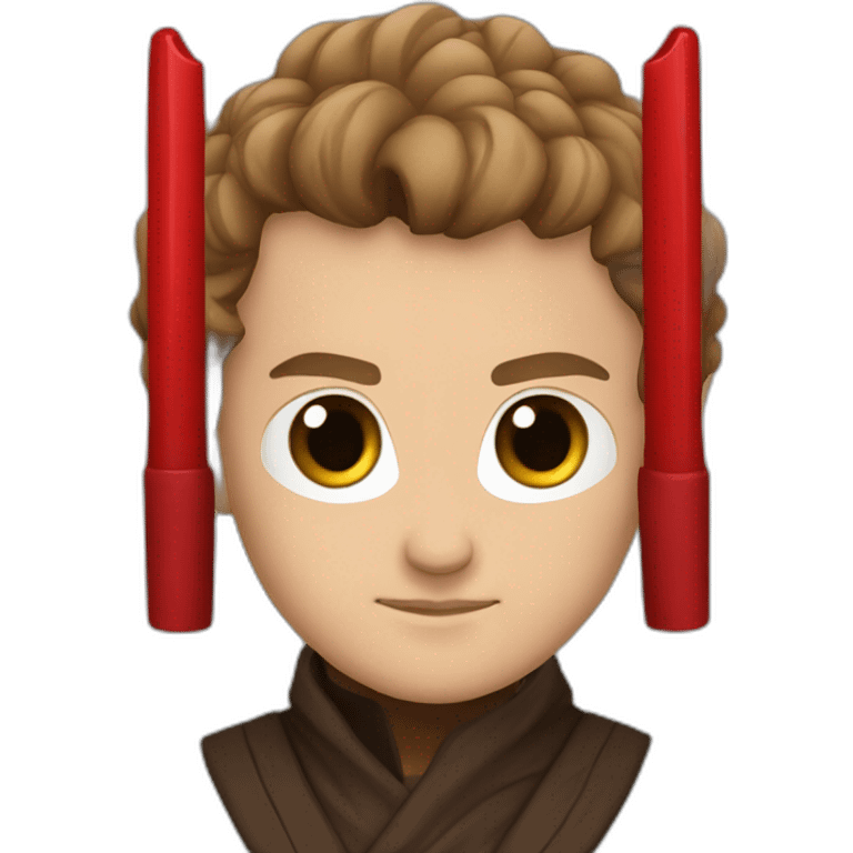 Anakin with red saber emoji