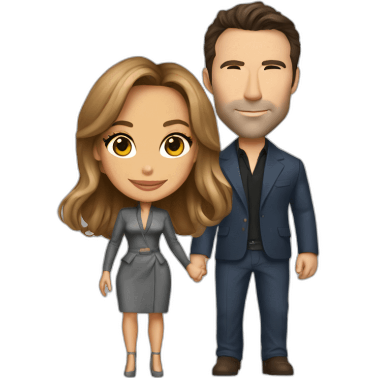 Jennifer Lopez and Ben affleck emoji