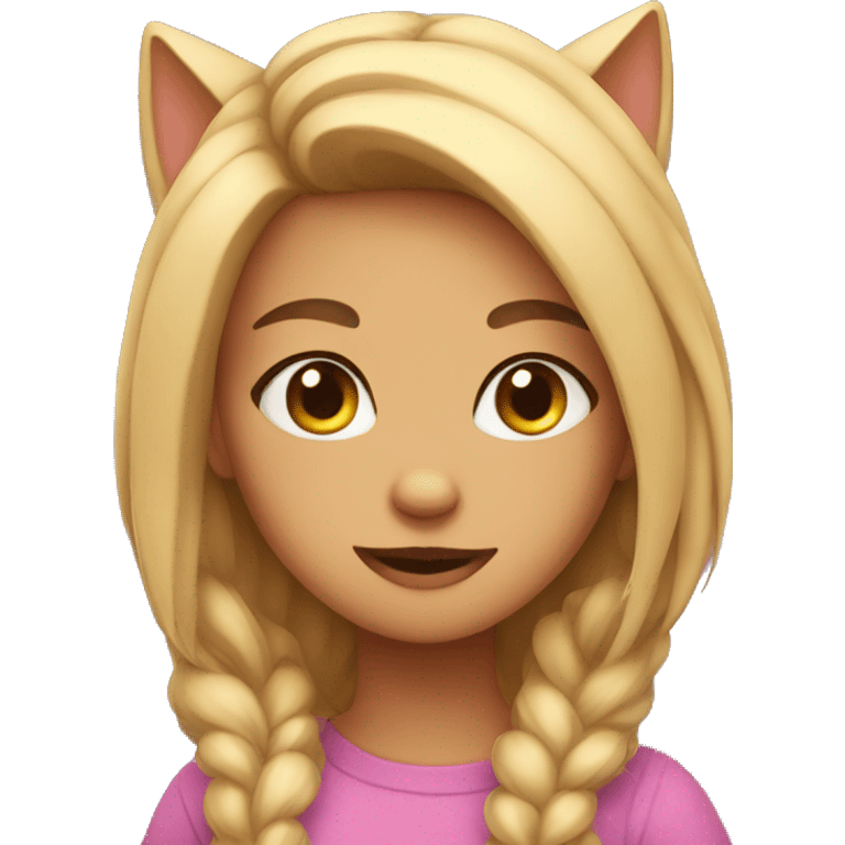 A cat girl emoji