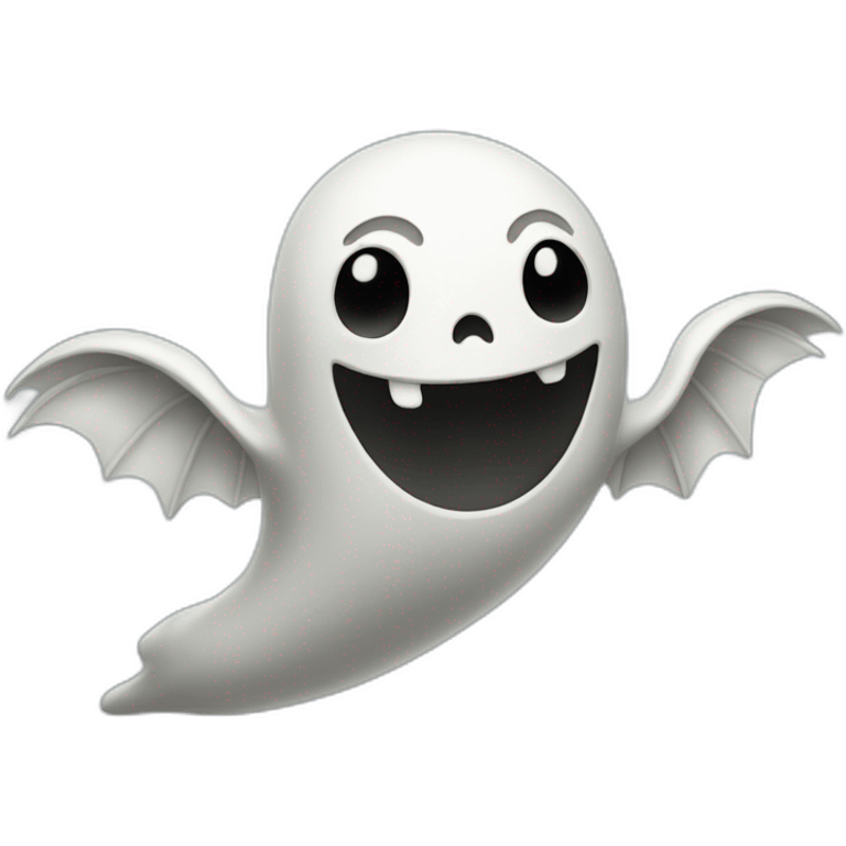 cool flying ghost emoji