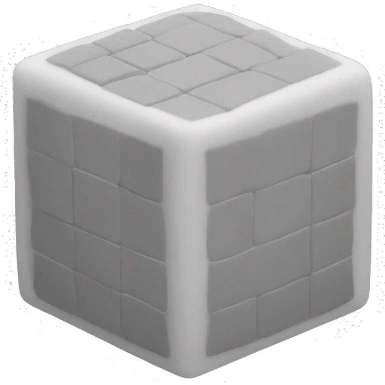 create a foam cube emoji