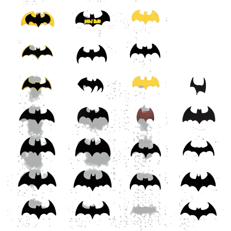 Batman logo emoji