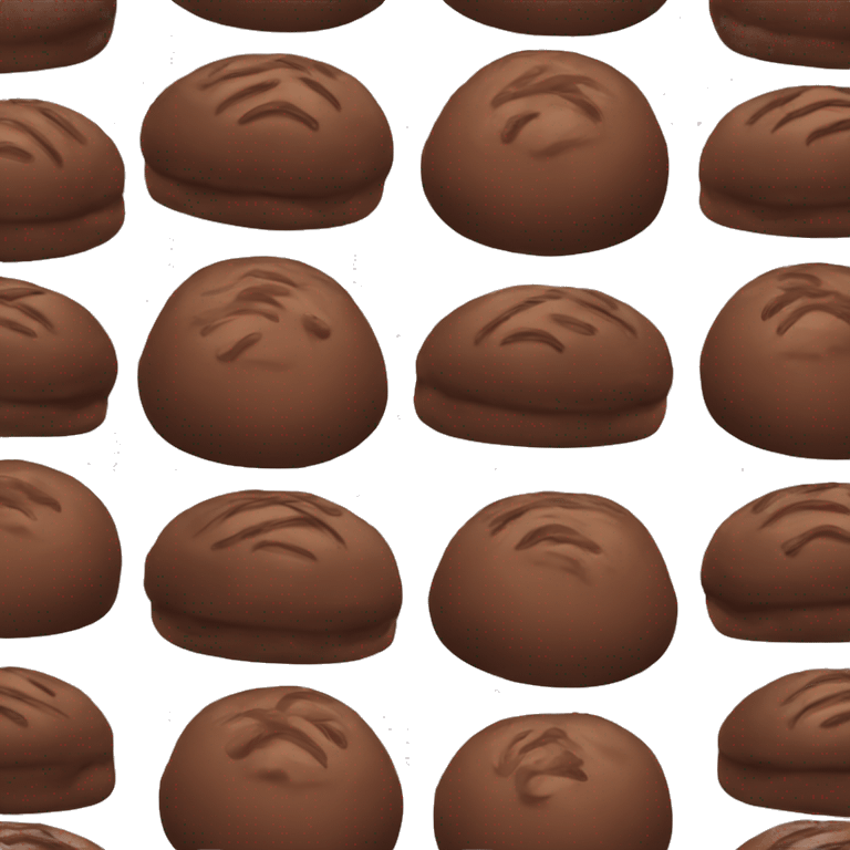 chocolate bun emoji