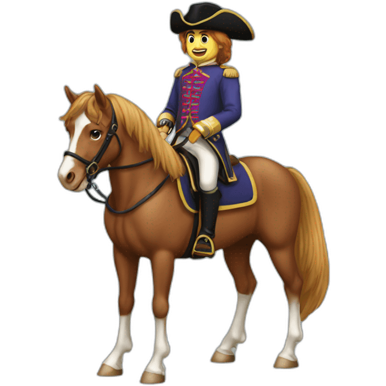 Cavalier sur poney emoji