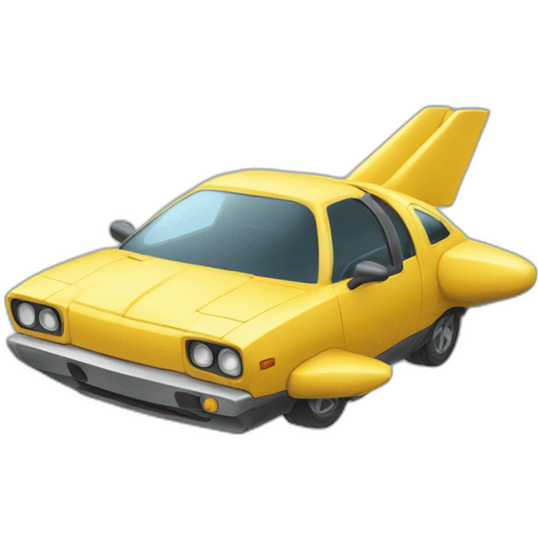 Flying car emoji