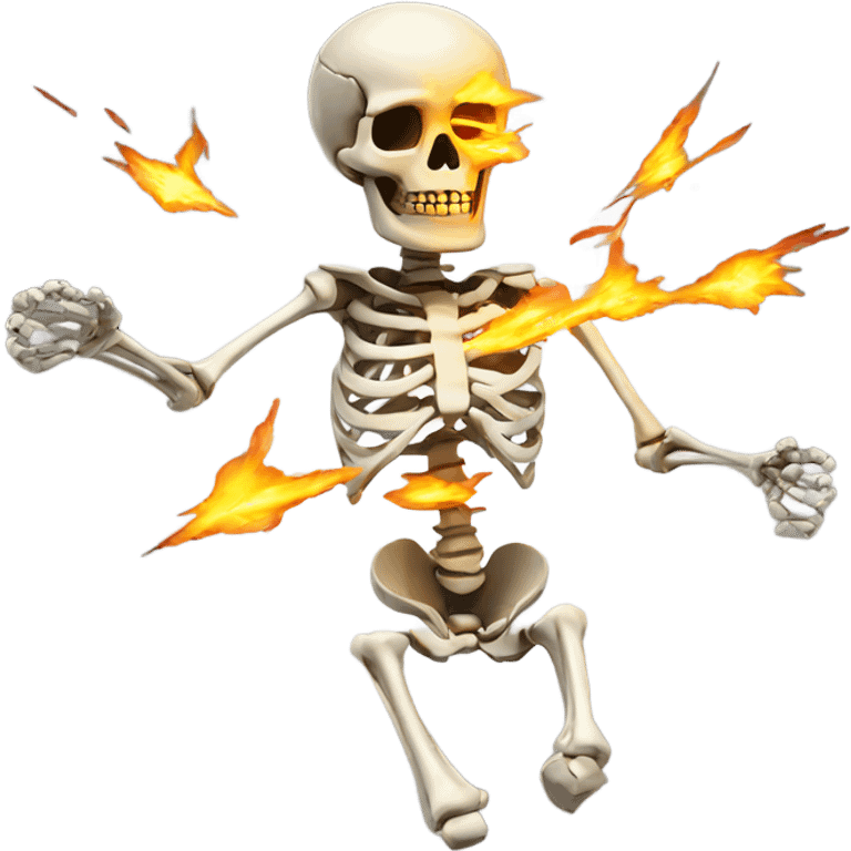 Exploding skeleton  emoji