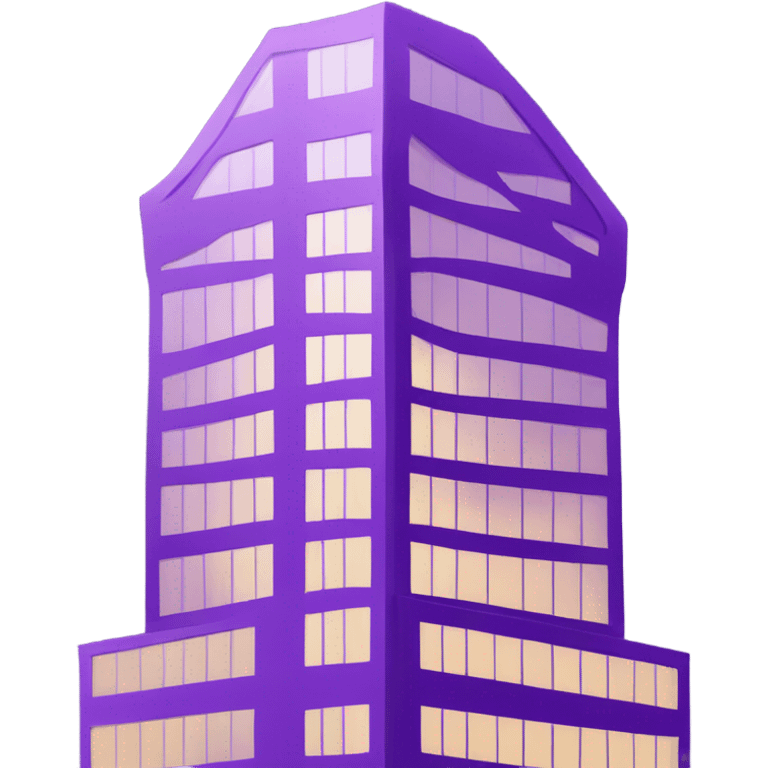 Purple building  emoji