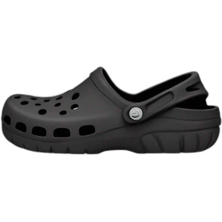 crocs noir emoji