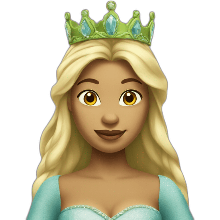 shrek as a princess emoji