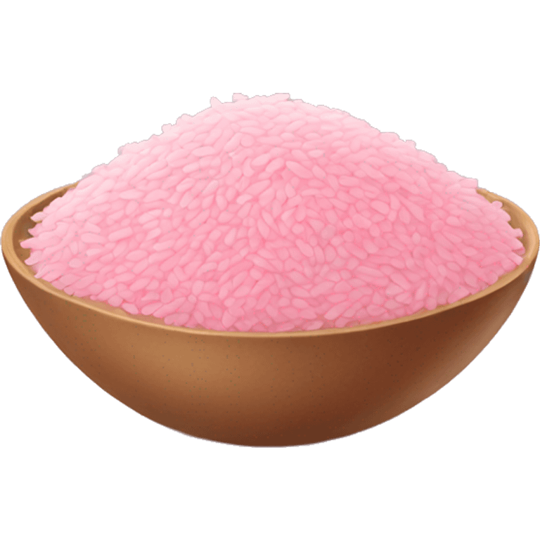 pink rice emoji