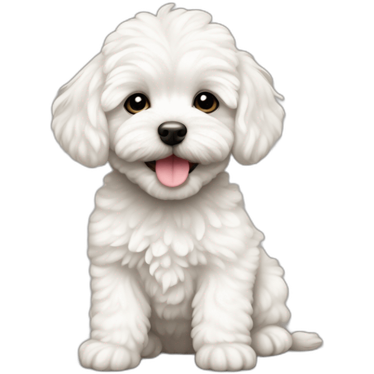 party maltipoo puppy emoji