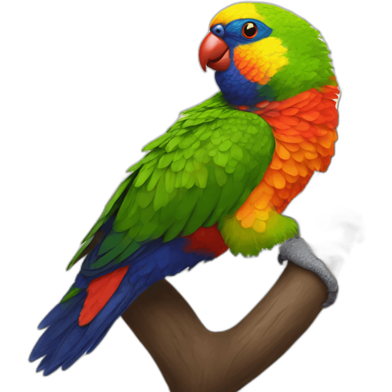 rainbow lorikeet emoji