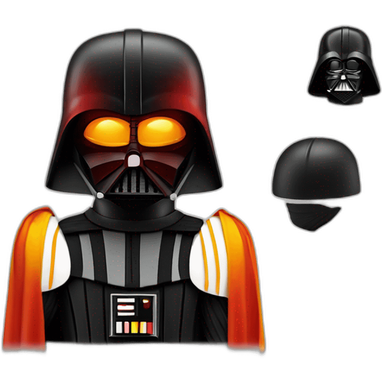 Darth Vader wears Galatasaray jersey emoji