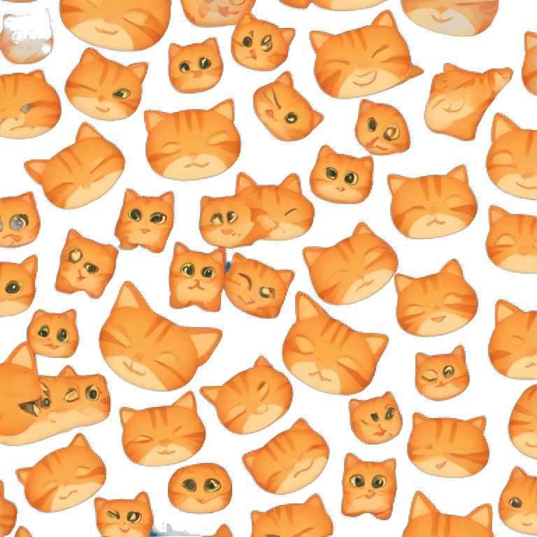 Orange Katze emoji