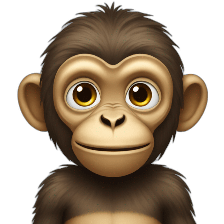 monkey who has a lapm emoji