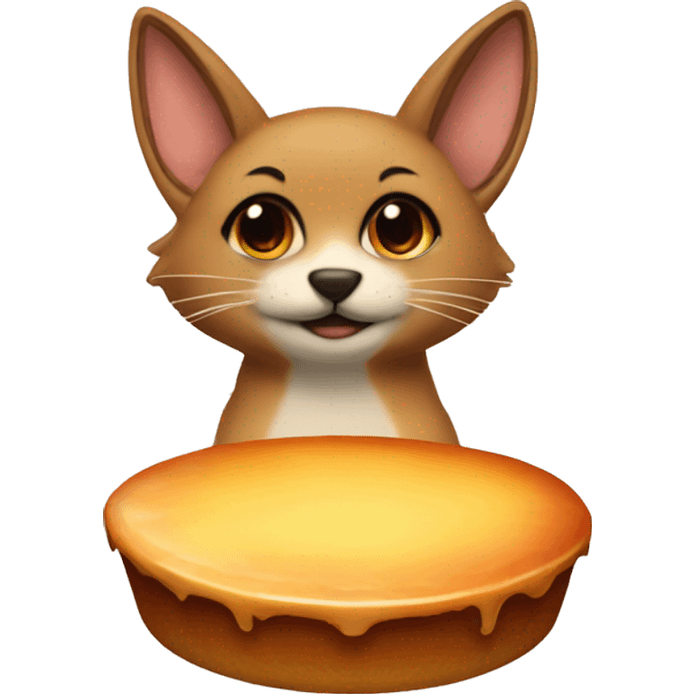 Flan furry emoji