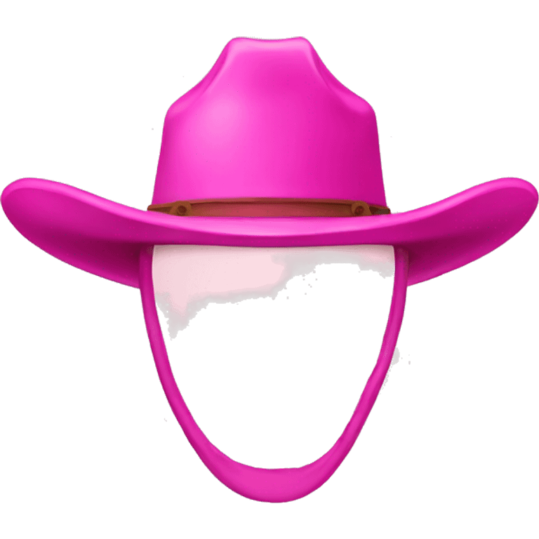 Pink cowboy hat  emoji