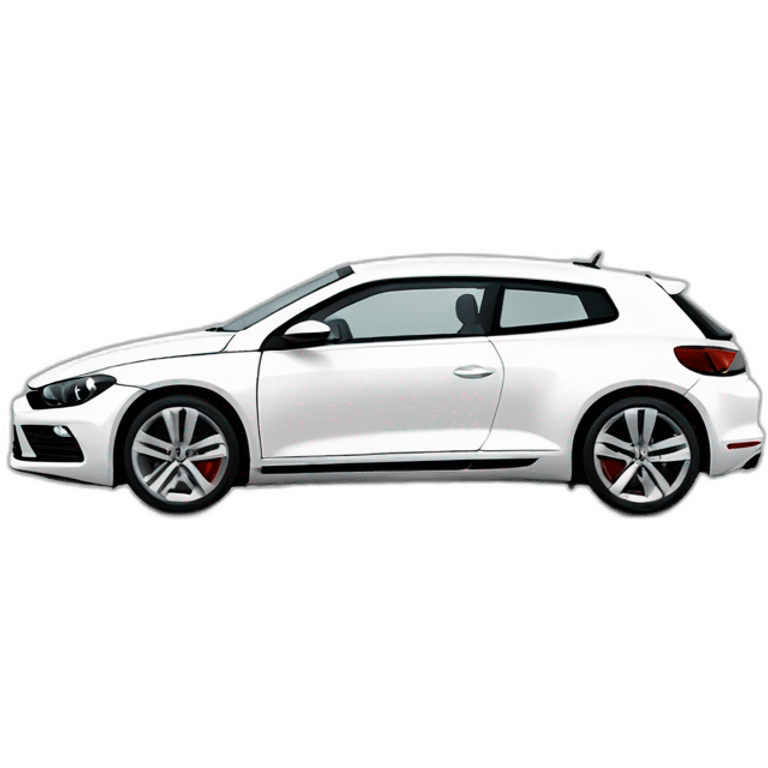 Volkswagen scirocco white emoji