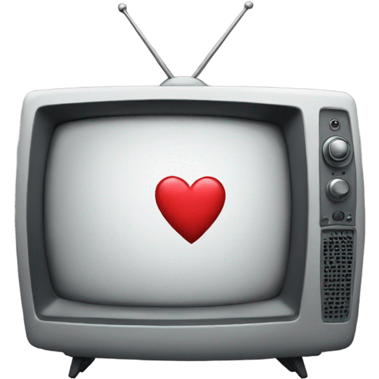 Tv static heart emoji