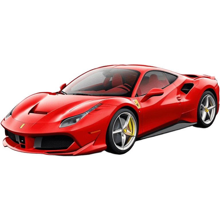 Ferrari 488 GTB - Ferrari (Model Year: 2020) (Iconic colour: Red) emoji