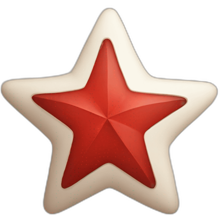 Red star PT written inside emoji