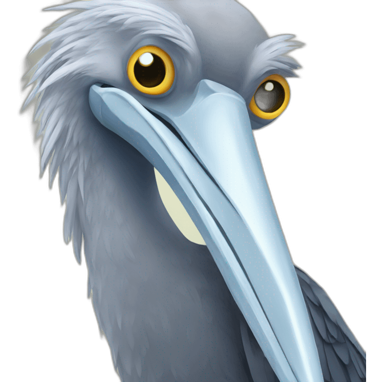 shoebill stork emoji