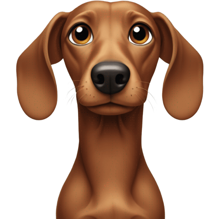 dachshund with arms  emoji