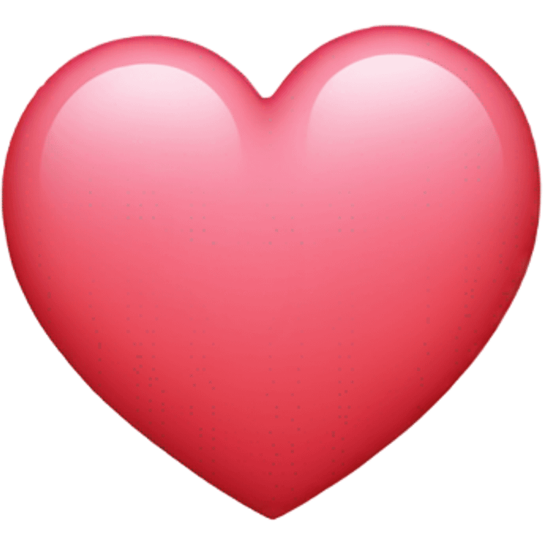 Light pink and red heart emoji