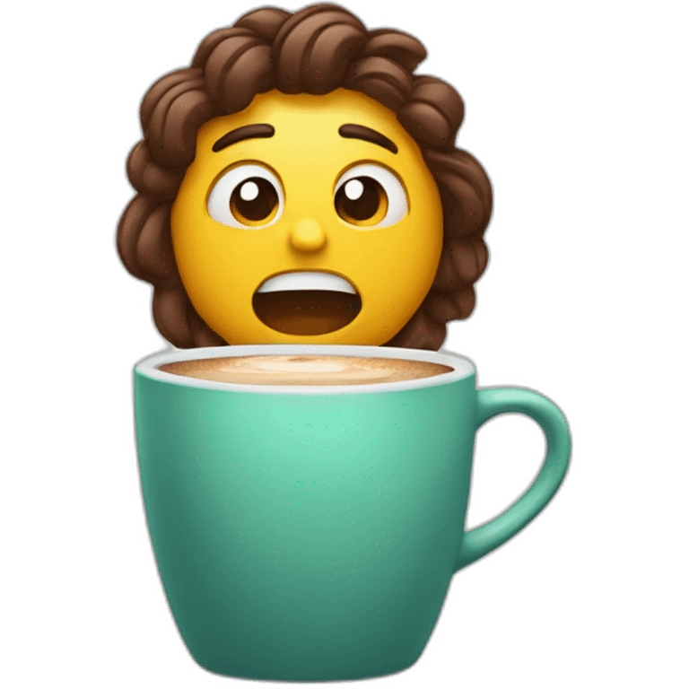 Monday feeling and in need of coffee emoji